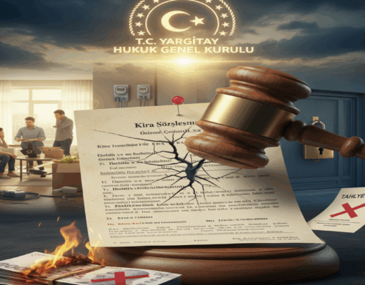 Yargıtay Hukuk Genel Kurulu’ndan Temerrüt Nedeniyle Tahliye Kararı: Yan Giderler de Kira Borcu Sayıldı