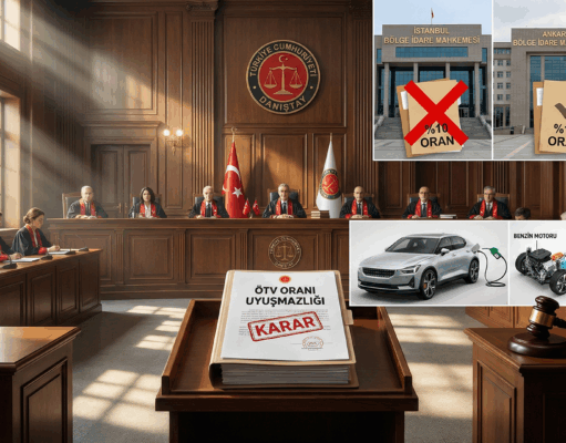 Benzin ve Elektrik Motorlu Araçlarda ÖTV Oranı Uyuşmazlığı