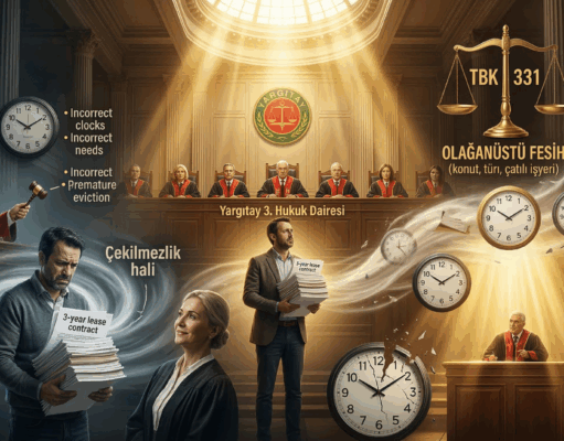 Yargıtaydan konut ve çatılı işyeri kiralarında olağanüstü fesih ve tahliye kararı